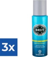 Brut Deospray Men - Sport Style 200 ml - Voordeelverpakking 3 stuks