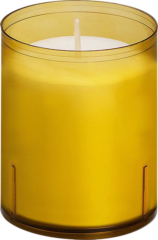 20 stuks Bolsius ReLight kaars in amber houder 64/50 (24 uur)
