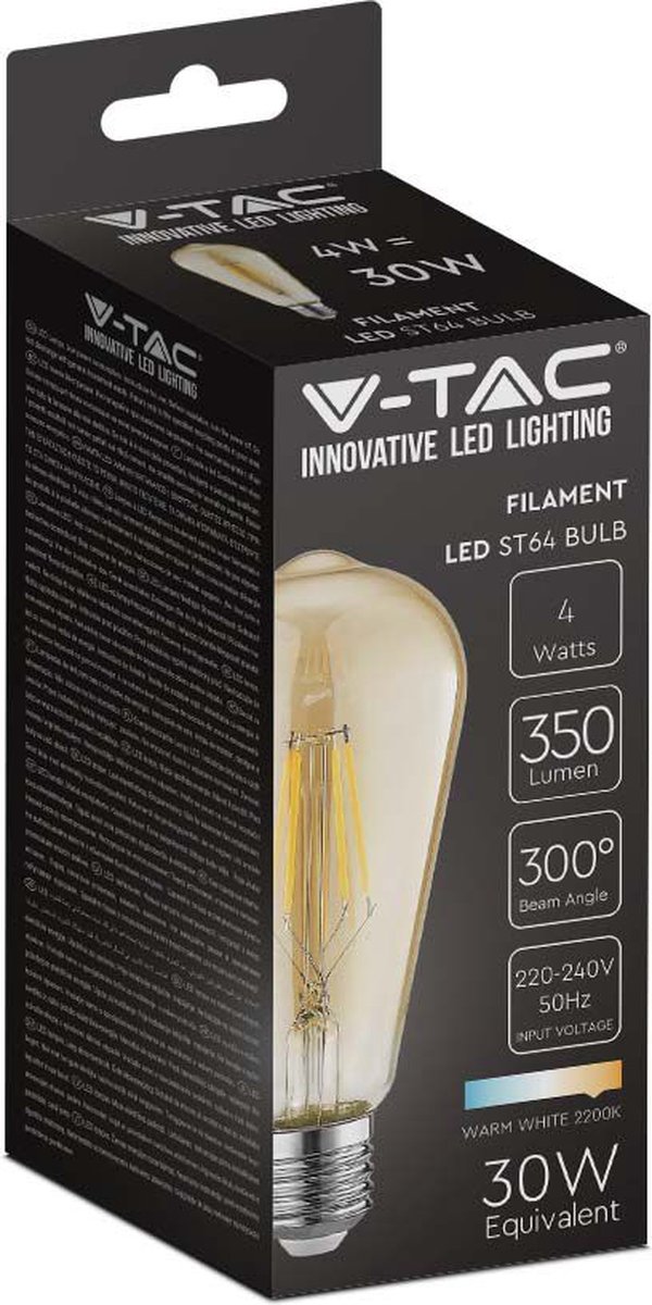 Dimbare Olucia E14 LED filament lamp Tuelo, amber, 4W, 2200K
