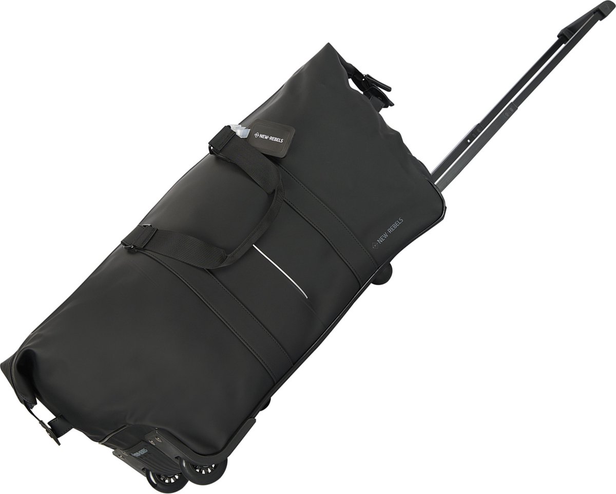 New Rebels Mart Weston Duffel Zwart 58L Trolley Waterafstotend
