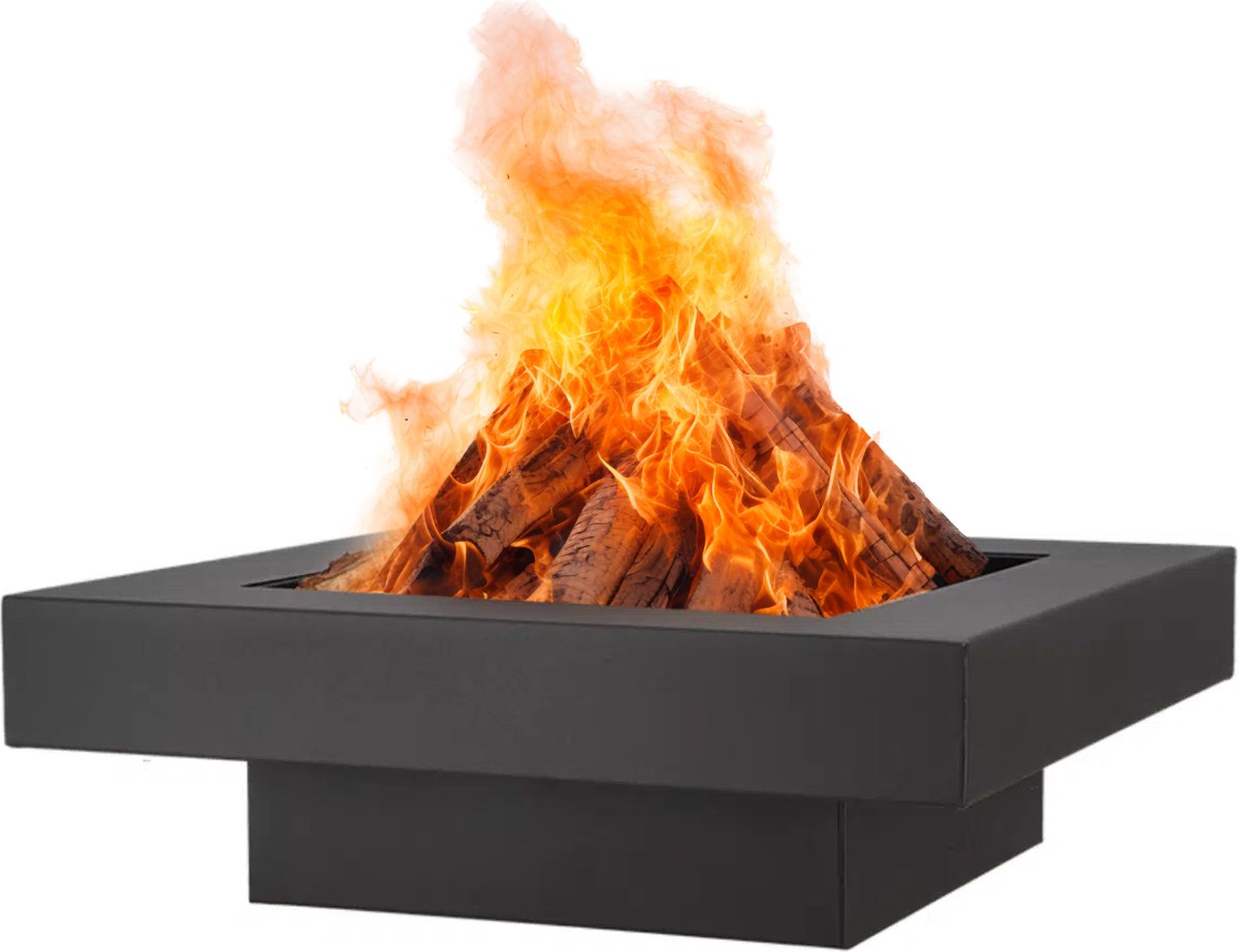 Esschert Design Vasque à feu carrée