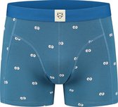 A-dam Googly Cookie Monster - Boxershort - Katoen - Onderbroek - Ondergoed - Heren - Blauw - M