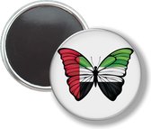 Button Met Magneet - Vlinder Vlag Verenigde Emeraten - NIET VOOR KLEDING