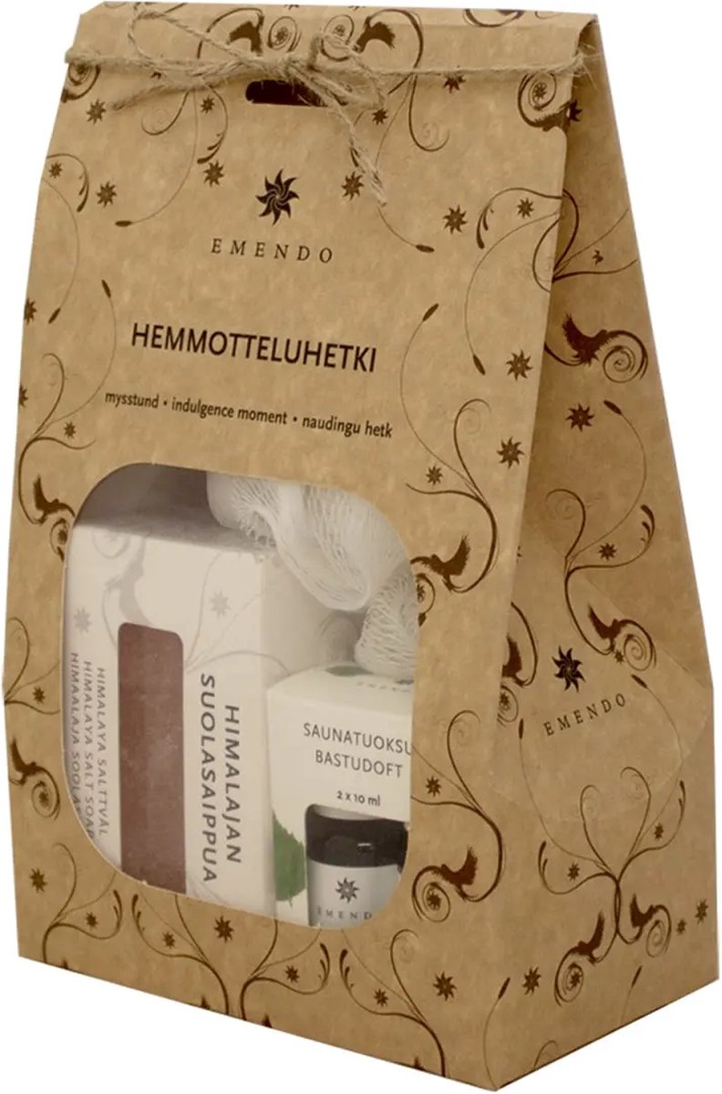 Goedkoopste Emendo Sauna set rooksauna en eucalyptus - Giftset
