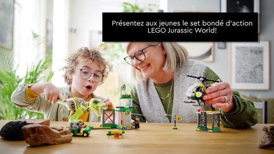 LEGO Jurassic World 76944 pas cher, L'évasion du T. rex