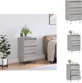 vidaXL Dressoir - Trendy - Meubelen - Afmetingen- 40 x 35 x 70 cm - Kleur- Grijs sonoma eiken - Keukenkast