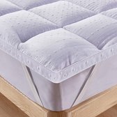 onderbed matrastopper soft, luxe 3D-massage-onderbed, origineel Oeko-TEX, wit, 160x200 cm