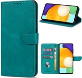 Geschikt Voor Samsung Galaxy A53 Hoesje - Solidenz Bookcase A53 - Telefoonhoesje A53 - A53 Case Met Pasjeshouder - Cover Hoes - Blauw
