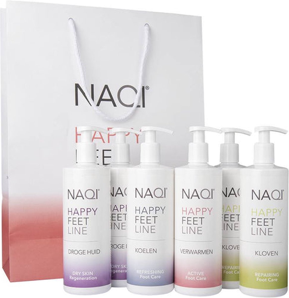 NAQI Happy Feet startpakket salonverpakkingen (5+1)