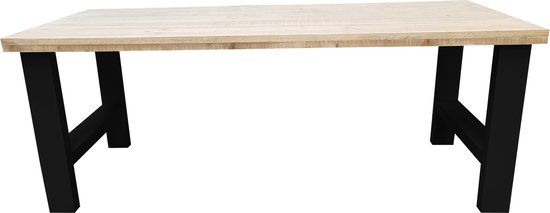 Wood4you - Eettafel Seattle - Industrial wood - hout - 220/90 cm