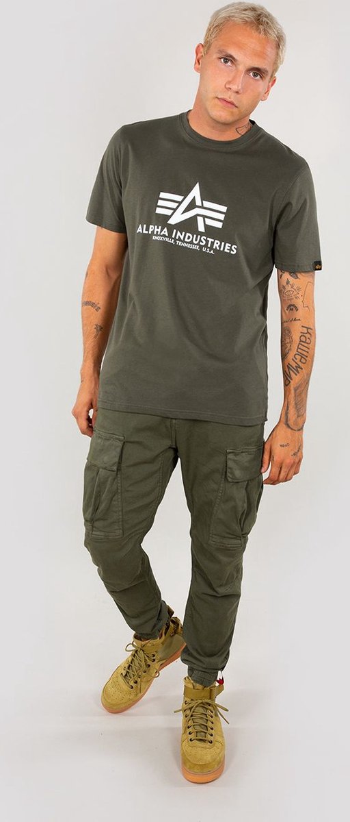 Alpha Industries Basic T-Shirt T-Shirt / Unisex Green-4XL