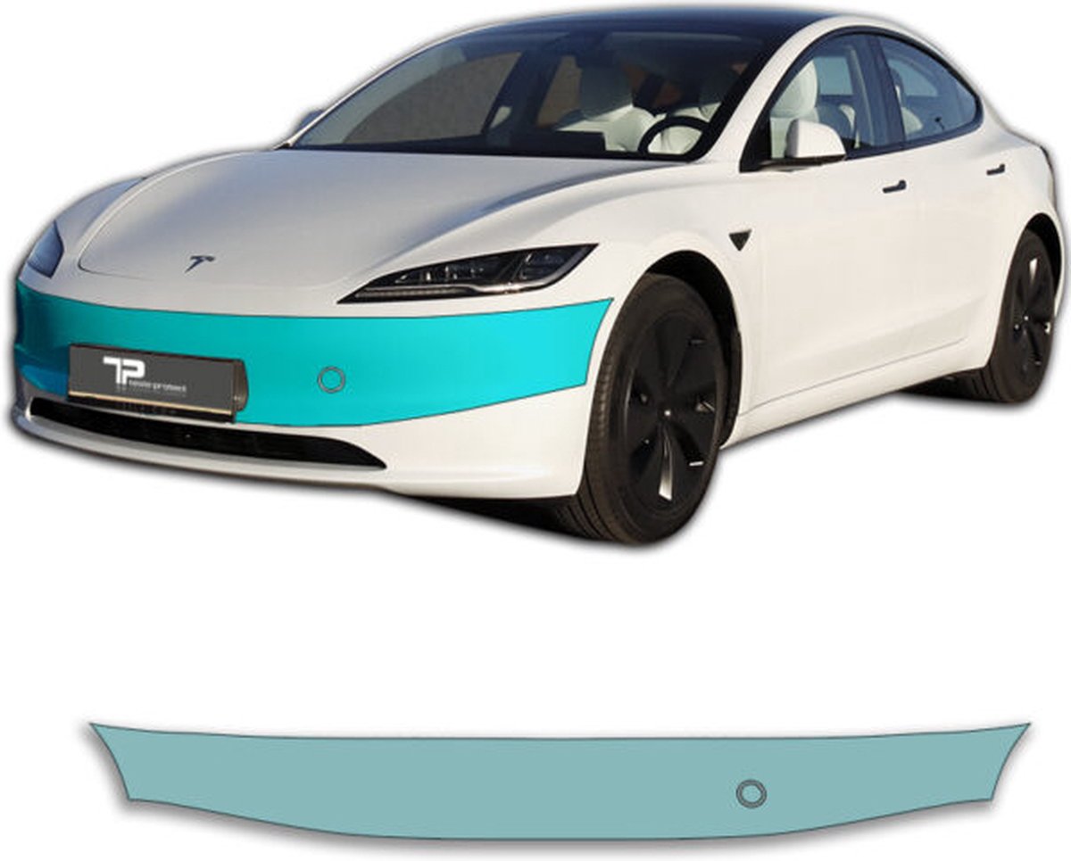 Tesla Model 3 Speciale Highland PPF Bumperbeschermfolie Exterieur Accessoires Nederland en België