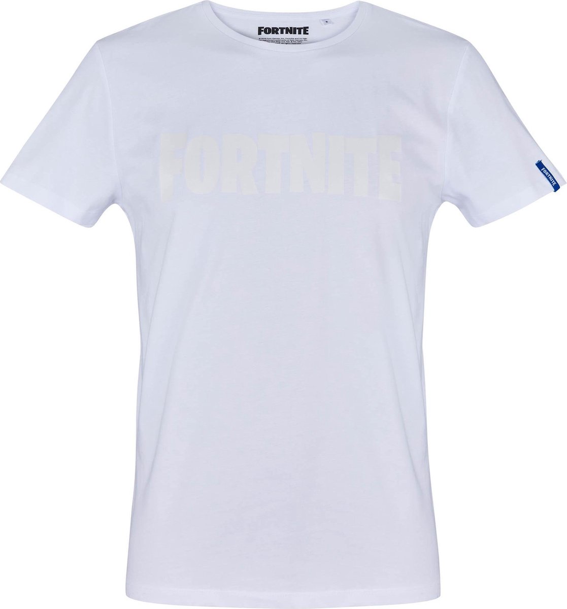 Fortnite T-shirt met korte mouw - wit - Maat L