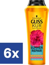 Gliss Kur Summer Repair Shampoo - 6 x 250 ml