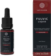 Life Elixir Fulvinezuur Alkaline 15 ml - Fulvic Mineral Complex - Fulvine - Fulvinezuur - Fulvic acid - Humic acid - Humuszuur - Ontgifter - Detox - Supplement - Natuurlijk - Allergeenvrij - Natuurlijke transporteur van Voedingsstoffen