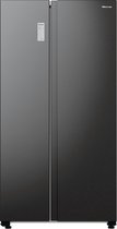 Hisense RS711N4AFE - Réfrigérateur américain - Zwart