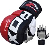 RDX Sports T6 Plus - MMA Handschoenen - Training - Sparring - Rood - Maat L