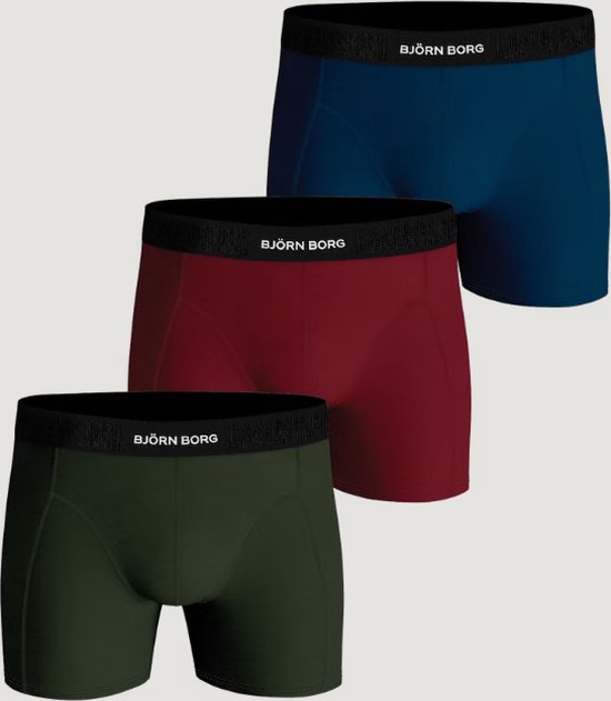 Bjorn Borg 3-pack heren boxershorts Premium Cotton - Colour - XXL
