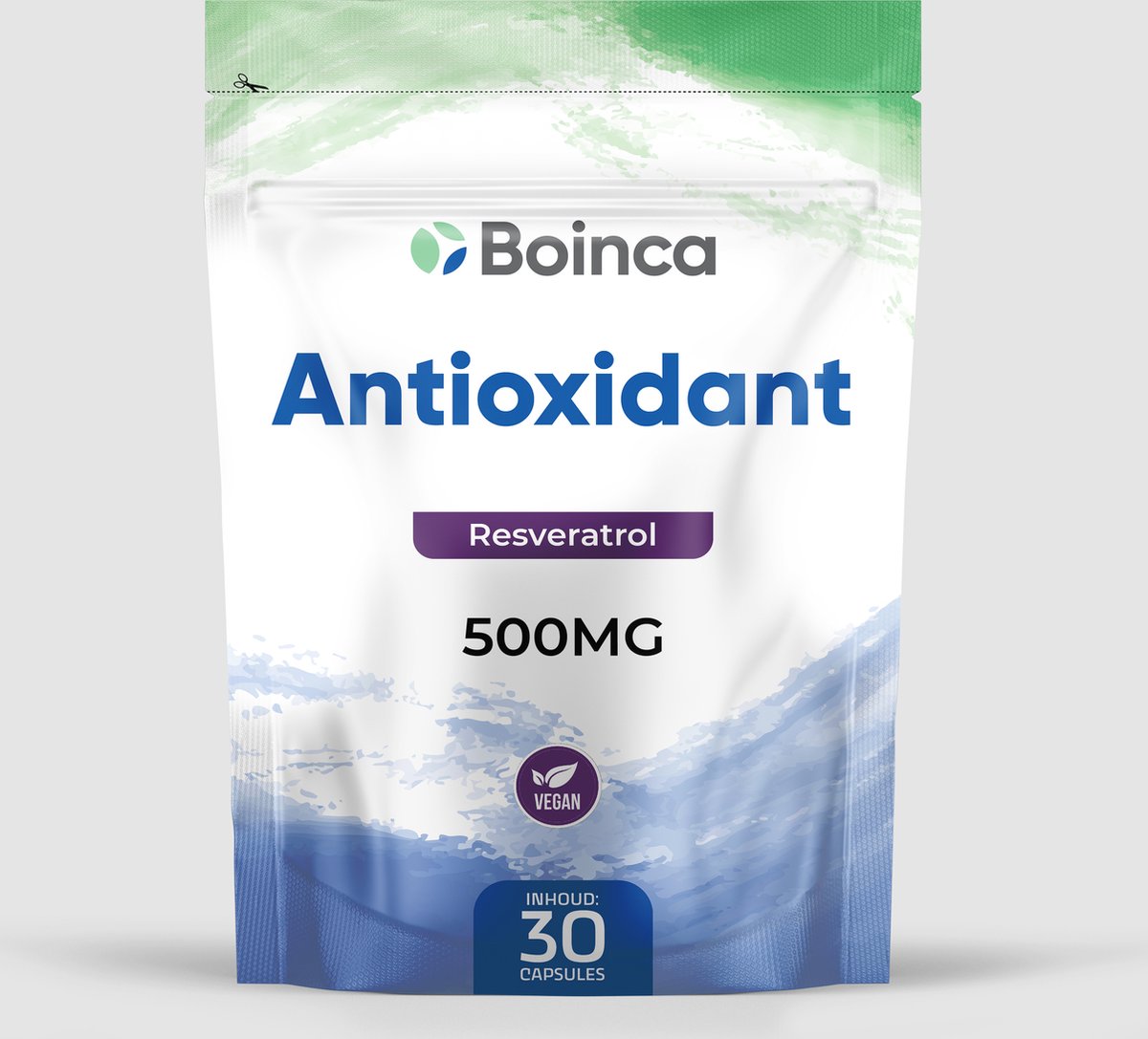 Goedkoopste Boinca Resveratrol Antioxidant NAD booster - 500mg - maanddosering - vitaal ouder - healthy aging