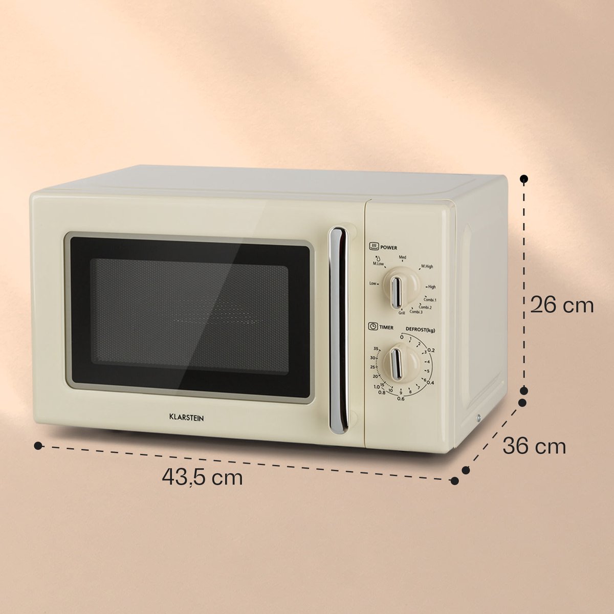 Klarstein Magnetron Caroline 20L 700W thumbnail 4