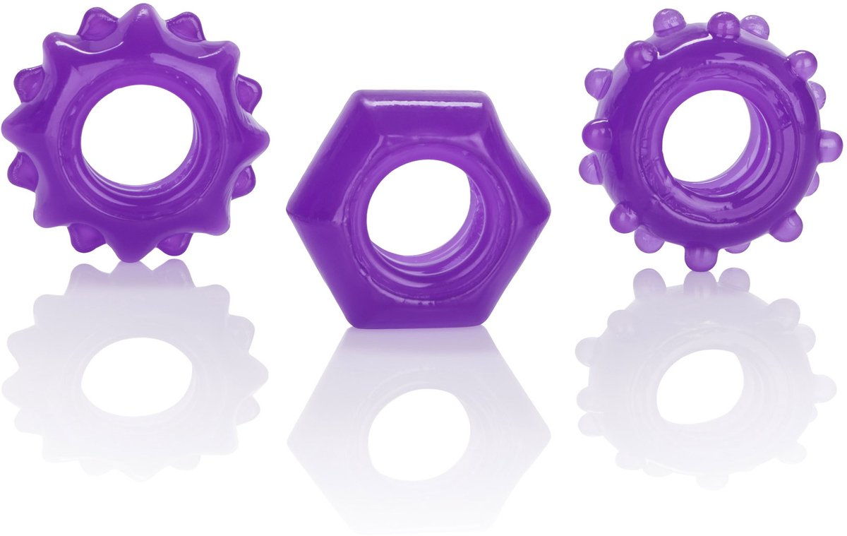 CalExotics - Reversible Ring Set - Rings Paars