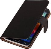 Zwart booktype Samsung Galaxy S5 Neo wallet case hoesje