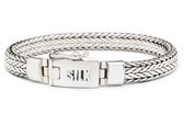SILK Jewellery - Zilveren Armband - Alpha - 324.21 - Maat 21