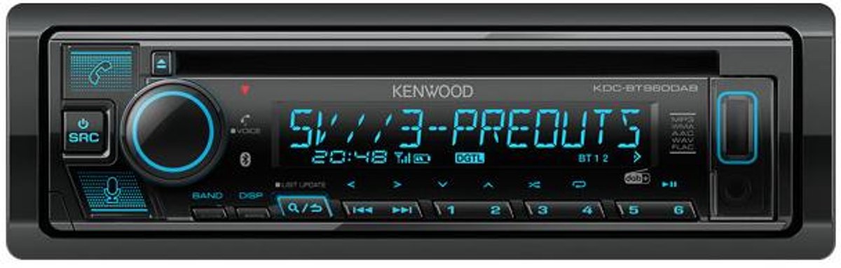 Kenwood KDC-BT960DAB Autoradio - Multicolor – foto 4