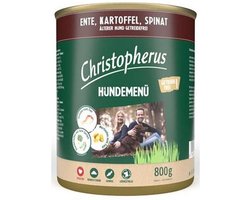 Christopherus hondenmenu senior 6x800g - eend, aardappel