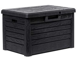 Toomax Florida compact opbergbox - 120L - Antraciet - weer- en vorstbestendig - zeer geschikt als kussenbox voor in de tuin