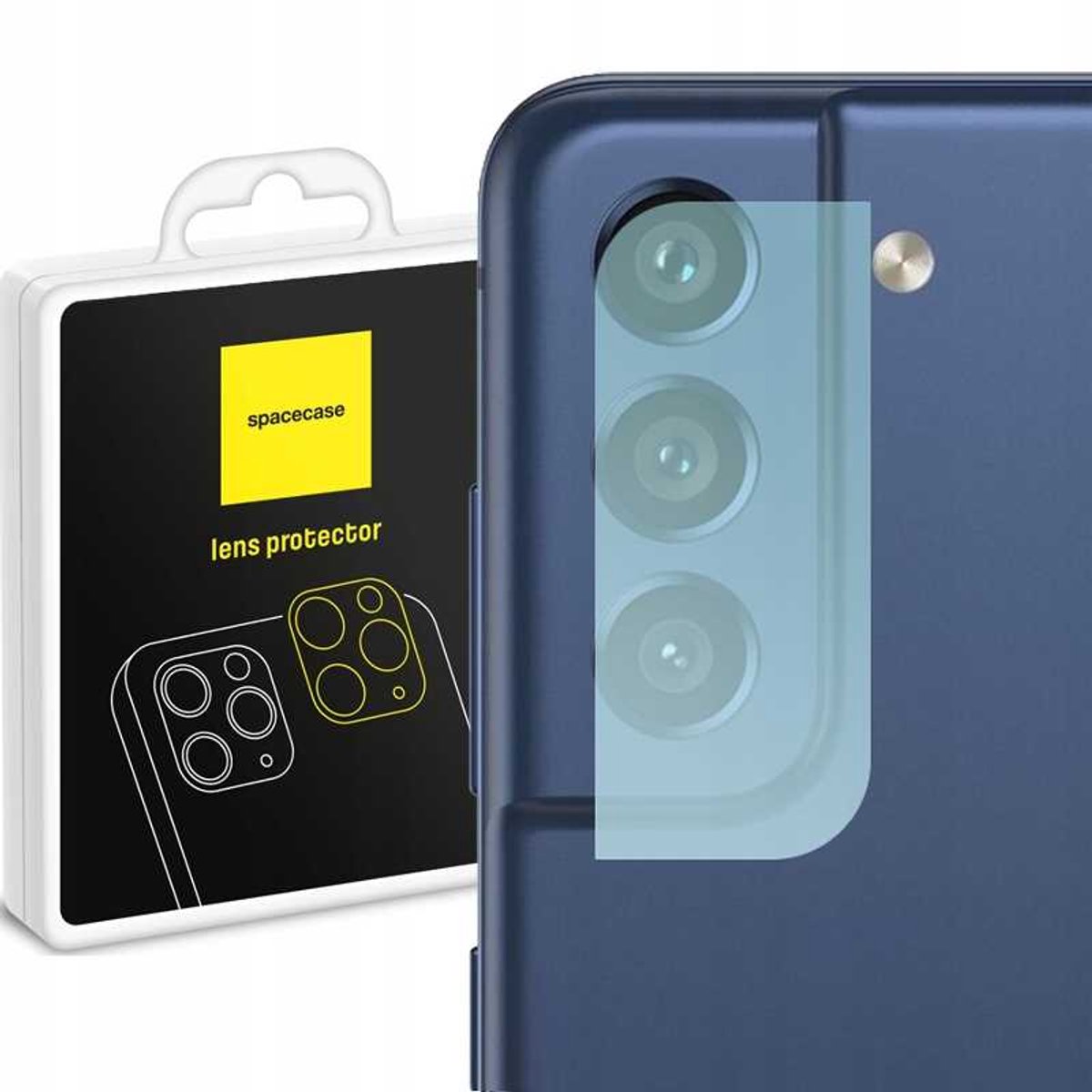 Spacecase Gehard Glas Camerglas Voor Samsung Galaxy S21 Fe Bescherming