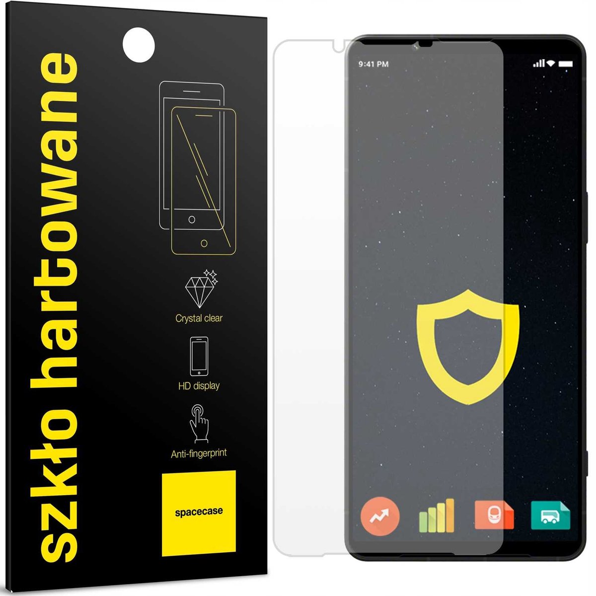 Spacecase Gehard Glas 2.5D Voor Sony Xperia 1 Vi Beschermende Transparant