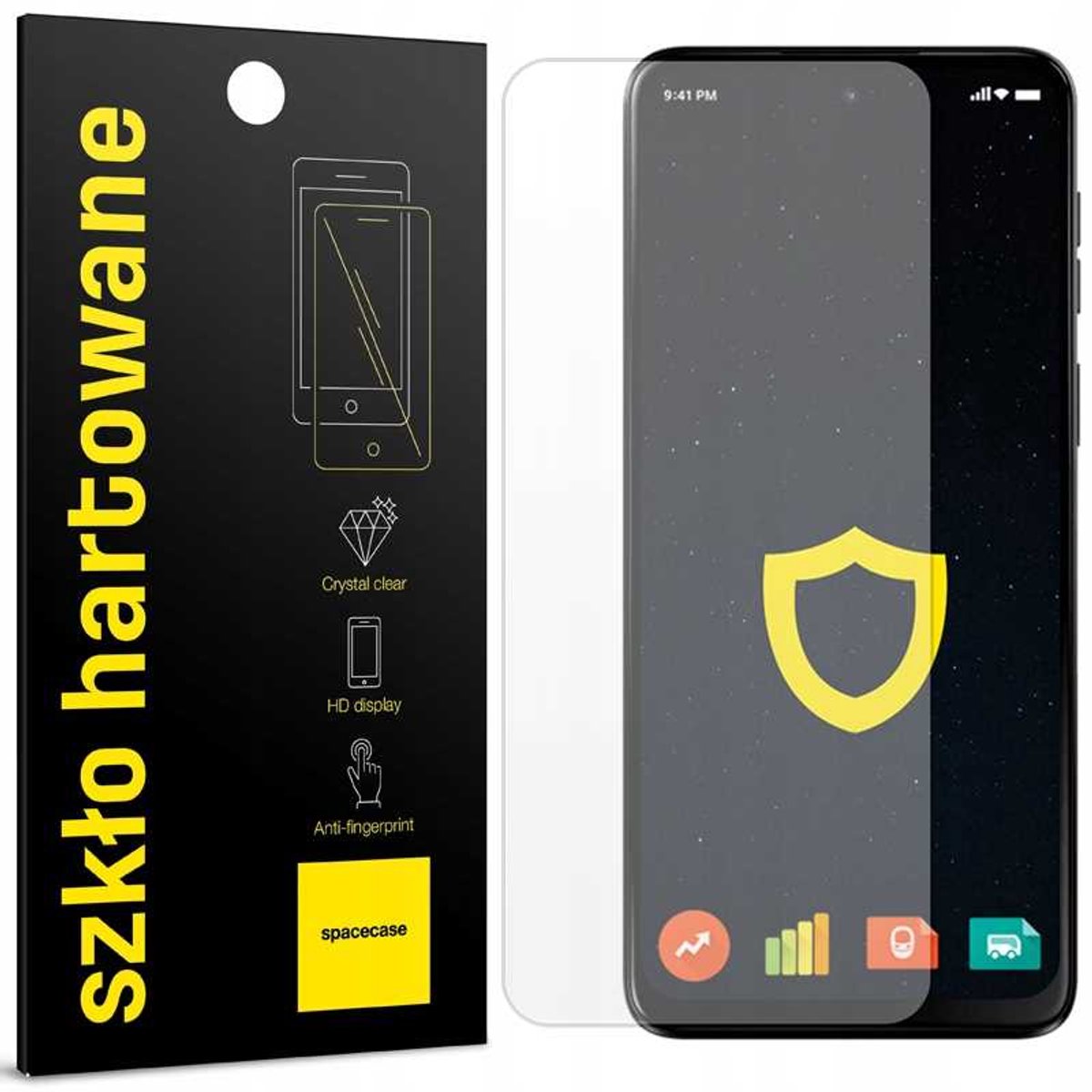 Spacecase Gehard Glas 2.5D Voor Motorola G35 5G Bescherming Tegen Krassen