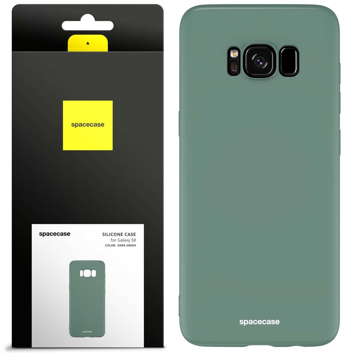 Spacecase Siliconen Hoesje Galaxy S8 Hoesje Voor Samsung Groen