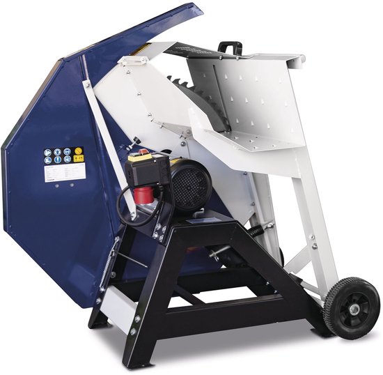Mobiele wipzaag brandhout cirkelzaag incl. zaagblad diam 700 mm 5kW 400V Holzkraft HWSE700K van Holzkraft — afbeelding 2
