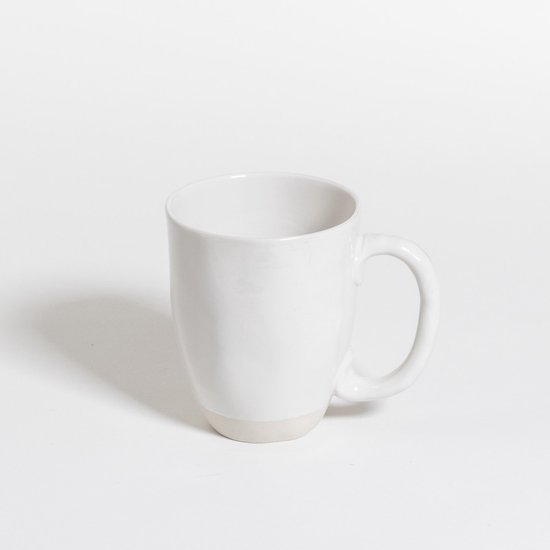The Table atelier - mok met oor - Ø 8,5 - 300 ml - handgemaakt - wit