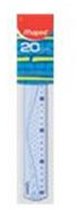 Maped liniaal Geometric 20 cm transparant
