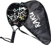 Raku® Rhino Pro Series - Padel Racket - Padel - Padelrackets - Racket - Paddle - Carbon - Inclusief Padelzak