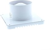 Ventilateur salle de bain blanc Ø100mm avec minuterie