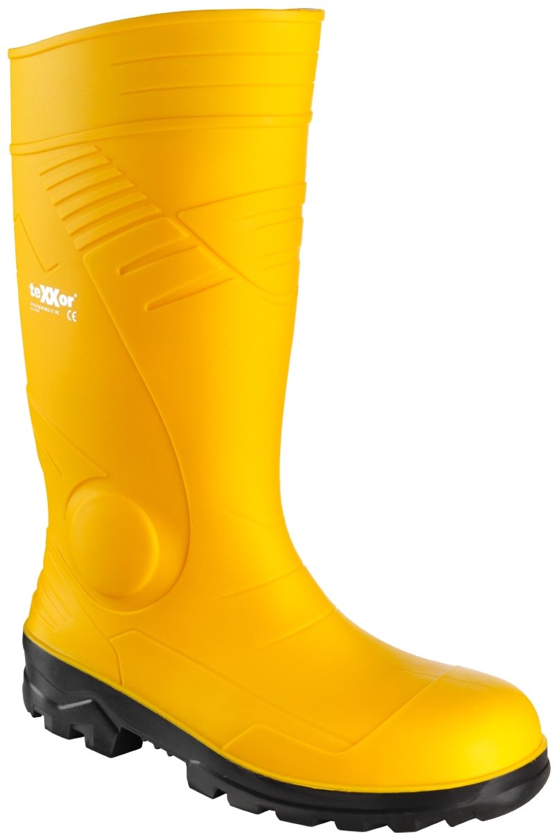 teXXor Gummistiefel S5-PVC-Sicherheitsstiefel Gelb-38