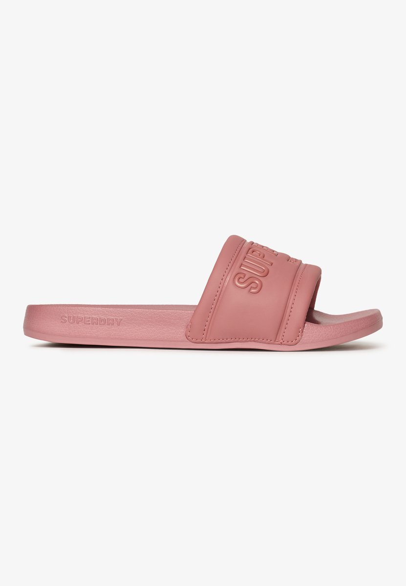Superdry City Luxe badslippers Dames Slippers Ash Rose