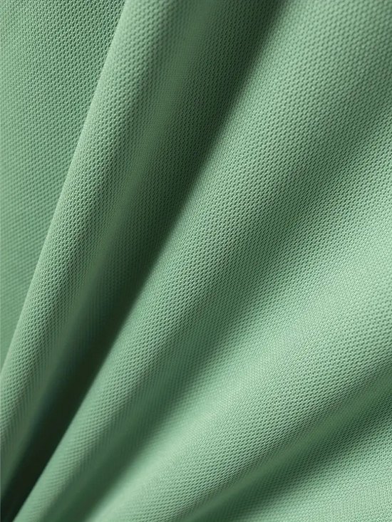 Polo Livano Homme - T-shirt Homme - Chemise - Polo Manches Longues - Vert Clair - XL