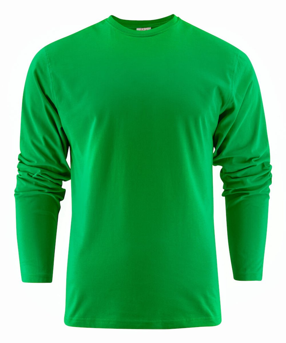 Printer HEAVY T-SHIRT L/S 2264016 - Frisgroen - M