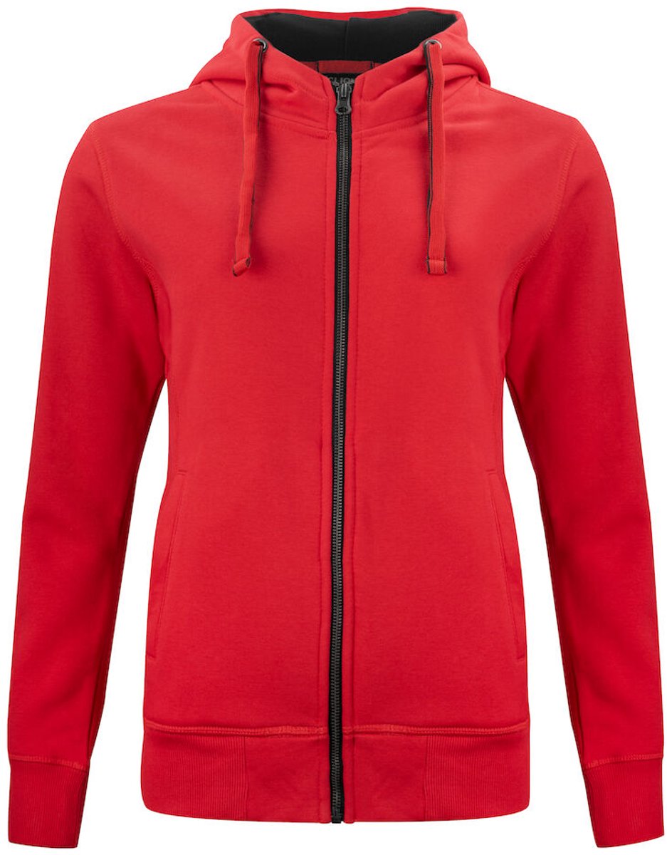 Clique Classic Hoody Full Zip Women 021045 - Rood - L