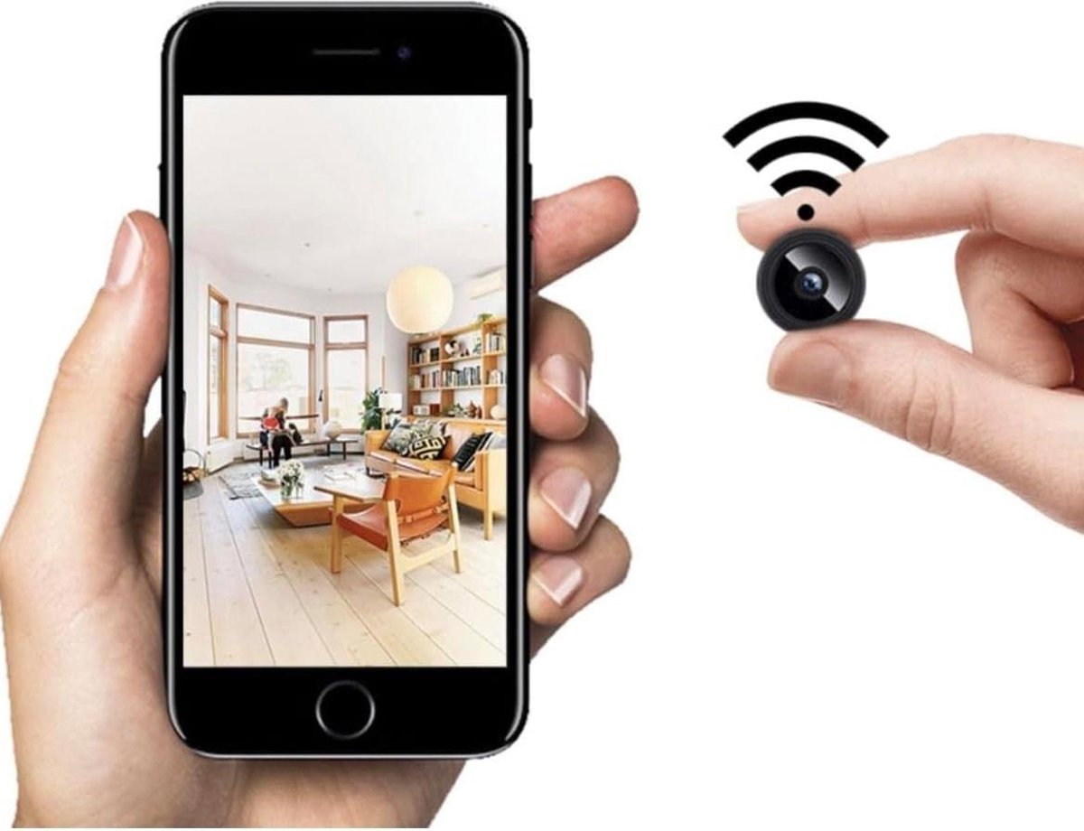 1080p wifi miniatuur verborgen camera - spionagebewakingscamera draadloos binnen buiten