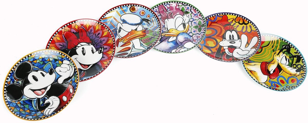 Disney Egan Set Ontbijtbordjes Mickey & Friends