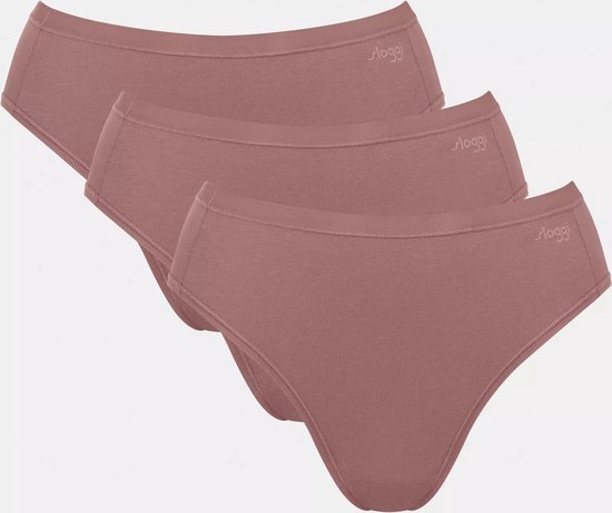 sloggi GO Daily Cotton Tai 3P Dames Onderbroek - CACAO -