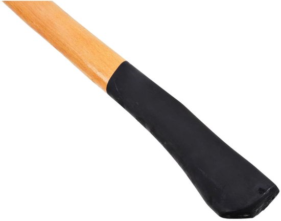 GEKO Bijl - Houten Handvat - Antislip Grip - Hoogwaardig Koolstofstaal - 1600g — afbeelding 2