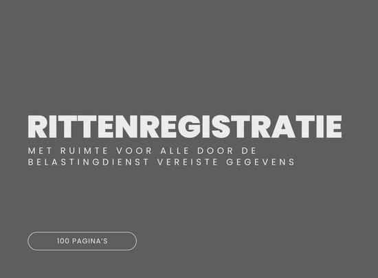 Rittenregistratie - cover