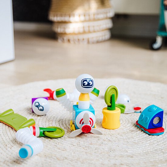 SmartMax Roboflex Plus - Magnetische Robots Bouwen - 20-Delige Bouwset met Flexibele Staven - Educatief Speelgoed voor Kleuters - Vanaf 3 Jaar